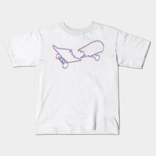 Broken Skateboard Kids T-Shirt